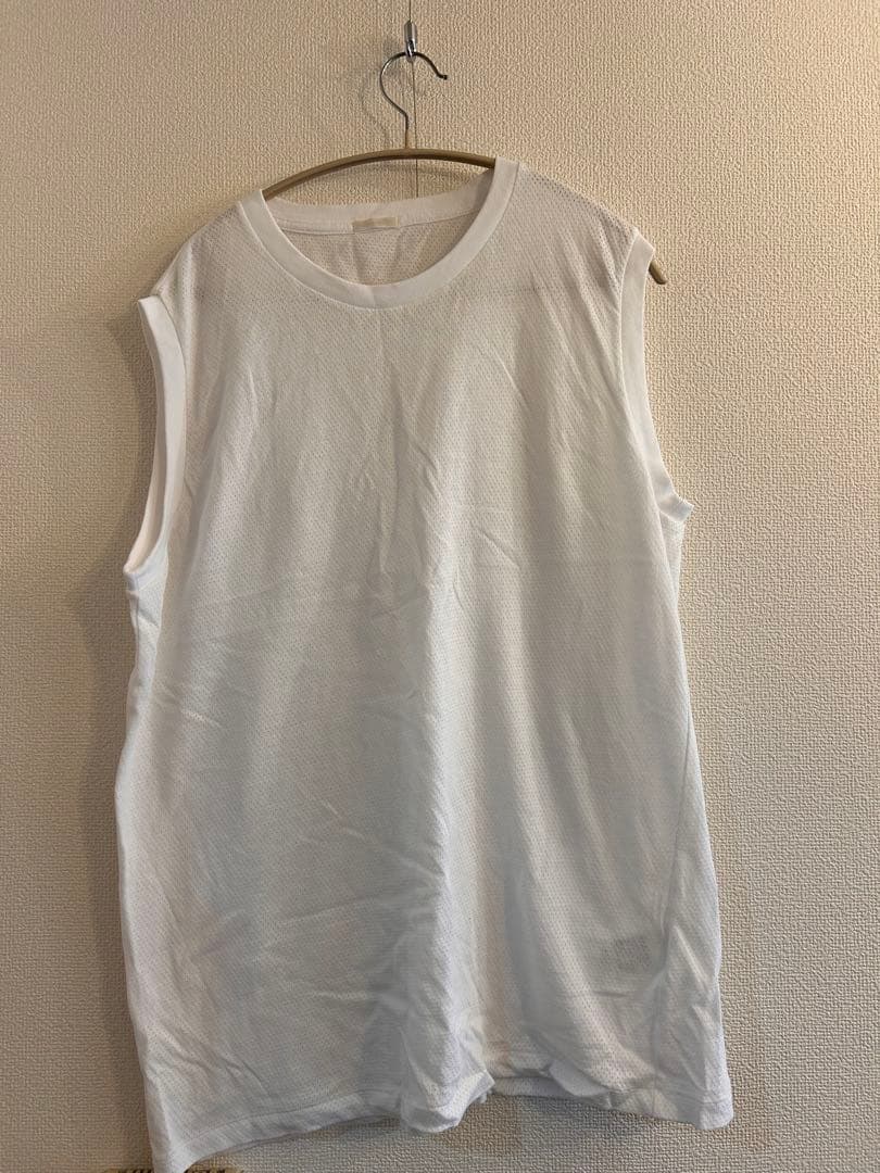 B*m様 【COMOLI / コモリ】コットンメッシュ ノースリーブ　美品　サイ