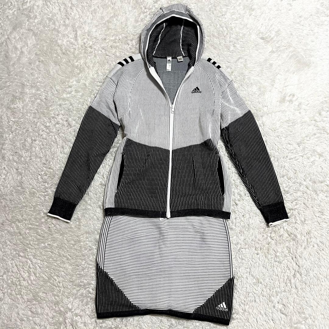 ✨美品✨adidas ゴルフウェア セットアップ ジップパーカー スカート M