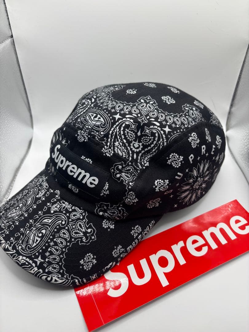 小物 Supreme Bandana Camp Cap \