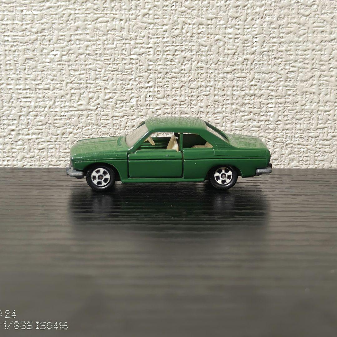 TOMICA　トミカ　ブルーバードSSS　クーペ　緑色　1Aホイール