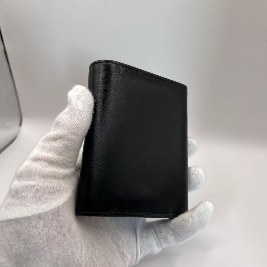 MARNI 三つ折り財布　PRISMA ブラック　ゴールド　財布　ウォレット　黒