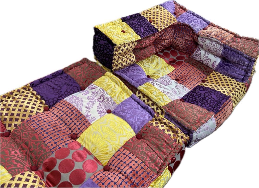 【美品】アデペシュ　ソファとオットマンのセット