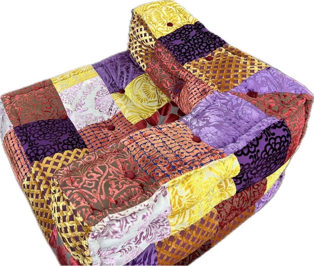 【美品】アデペシュ　ソファとオットマンのセット