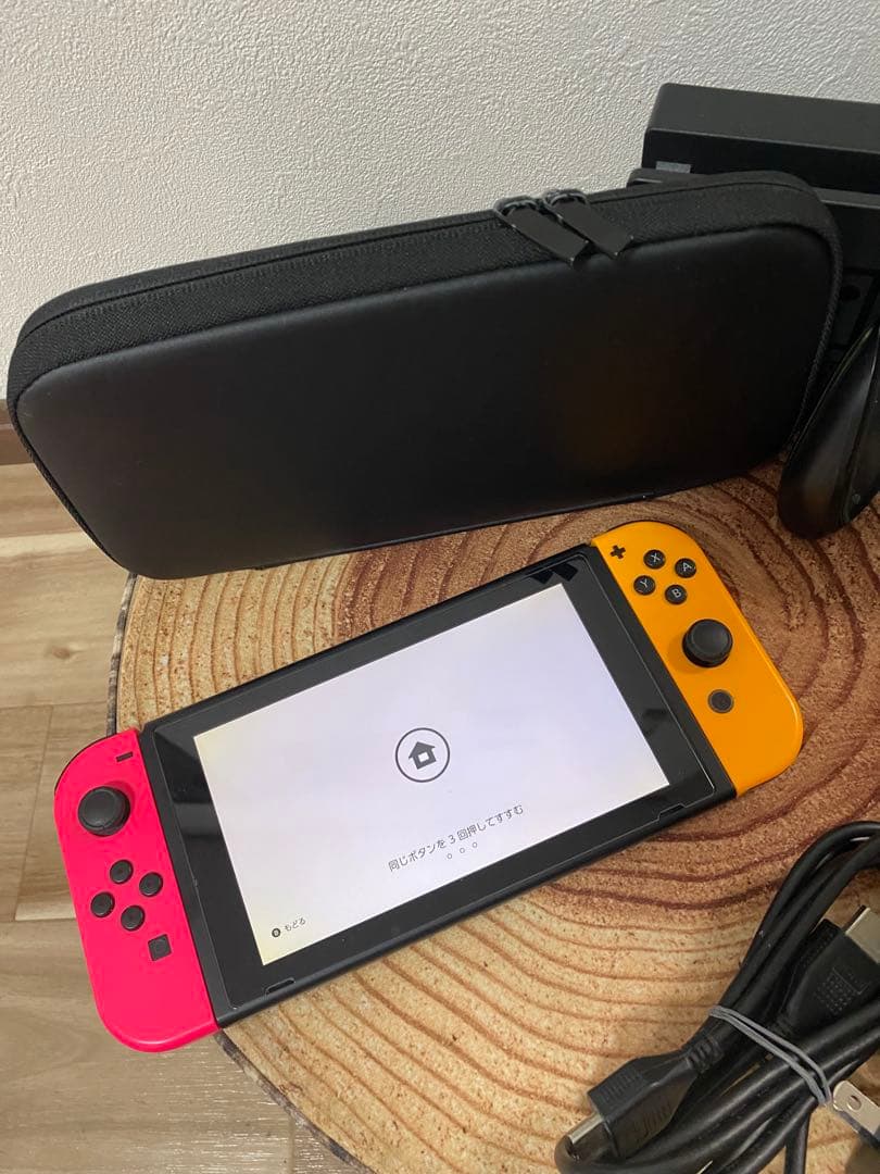 Nintendo Switch ニンテンドースイッチ本体　PNK/YEL 箱無し