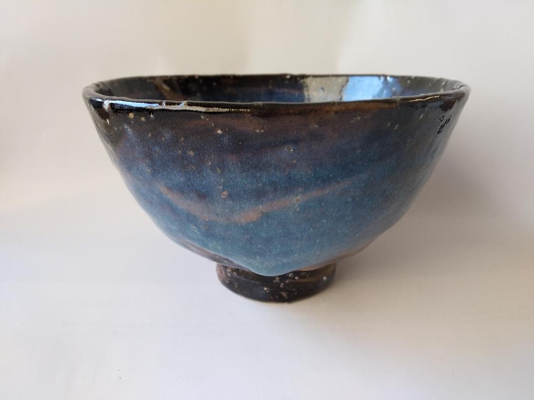 れもん萩焼 光彩庵 茶陶 山根清玩 作 青萩茶碗 共箱 栞 茶器抹茶碗新品