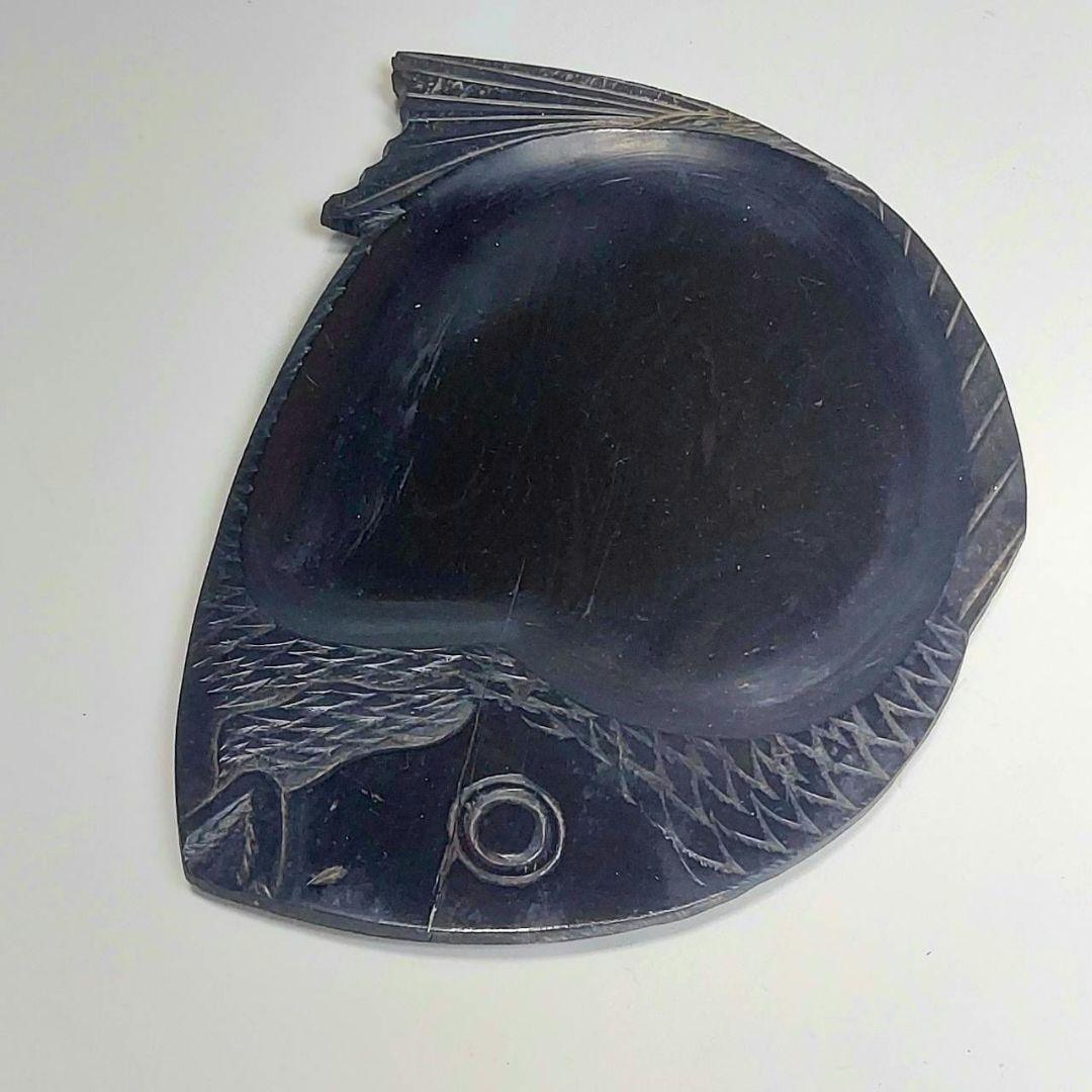 23-1044 茶道具　鯛の煎茶盆　埋もれ木　江戸時代