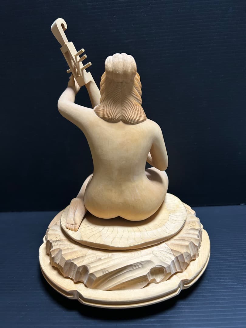 秘宝 裸弁天 (木彫)