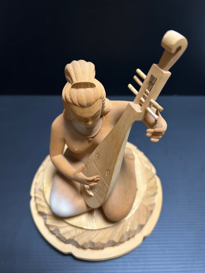 秘宝 裸弁天 (木彫)