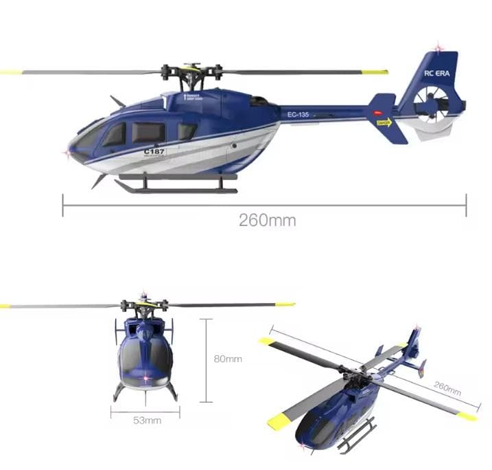 ERA C18 EC13 スケール 4CH RC ヘリコプタージャイロスコープ