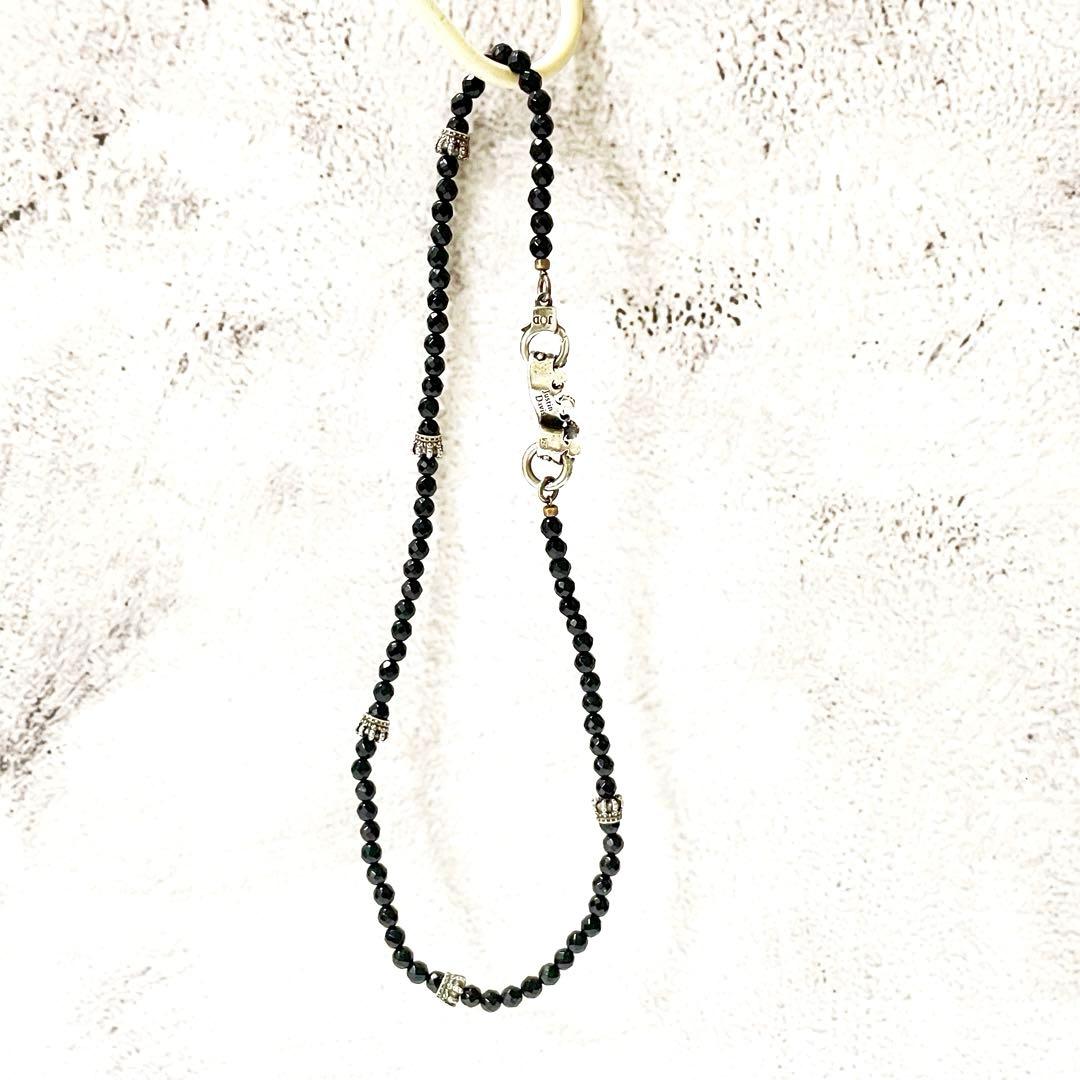 JUSTIN DAVIS クラウン オニキス ブレスレット ブラック sv925