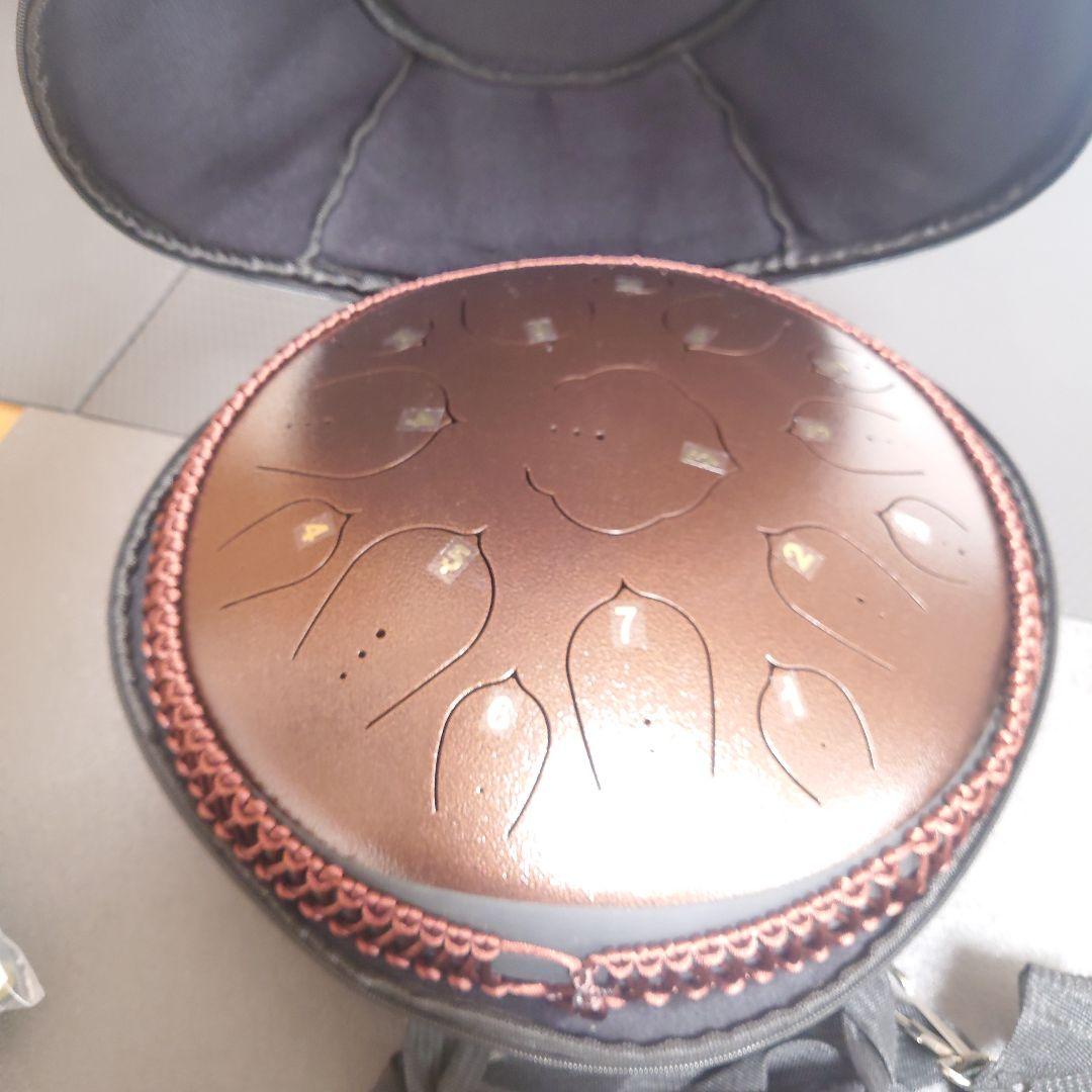 71】スチールタンドラム　大　30cm　Dキー15音　パンドラム　ハンドドラム