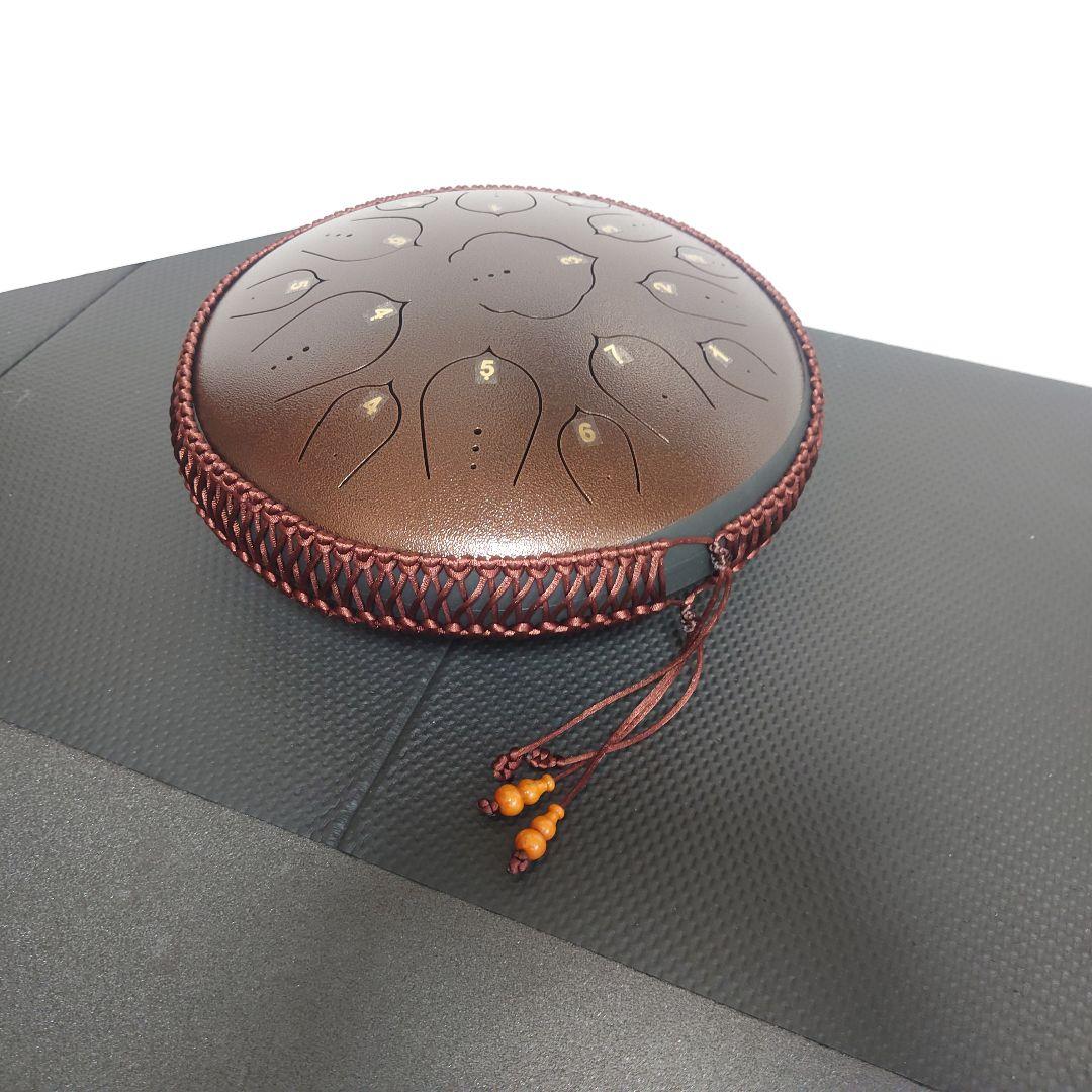 71】スチールタンドラム　大　30cm　Dキー15音　パンドラム　ハンドドラム