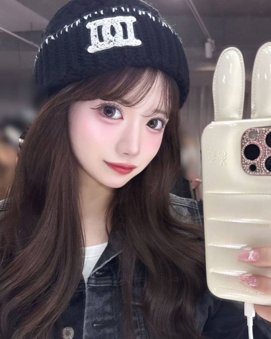 ダーリッチ DDロゴバスケットニットビーニー セット 黒 白