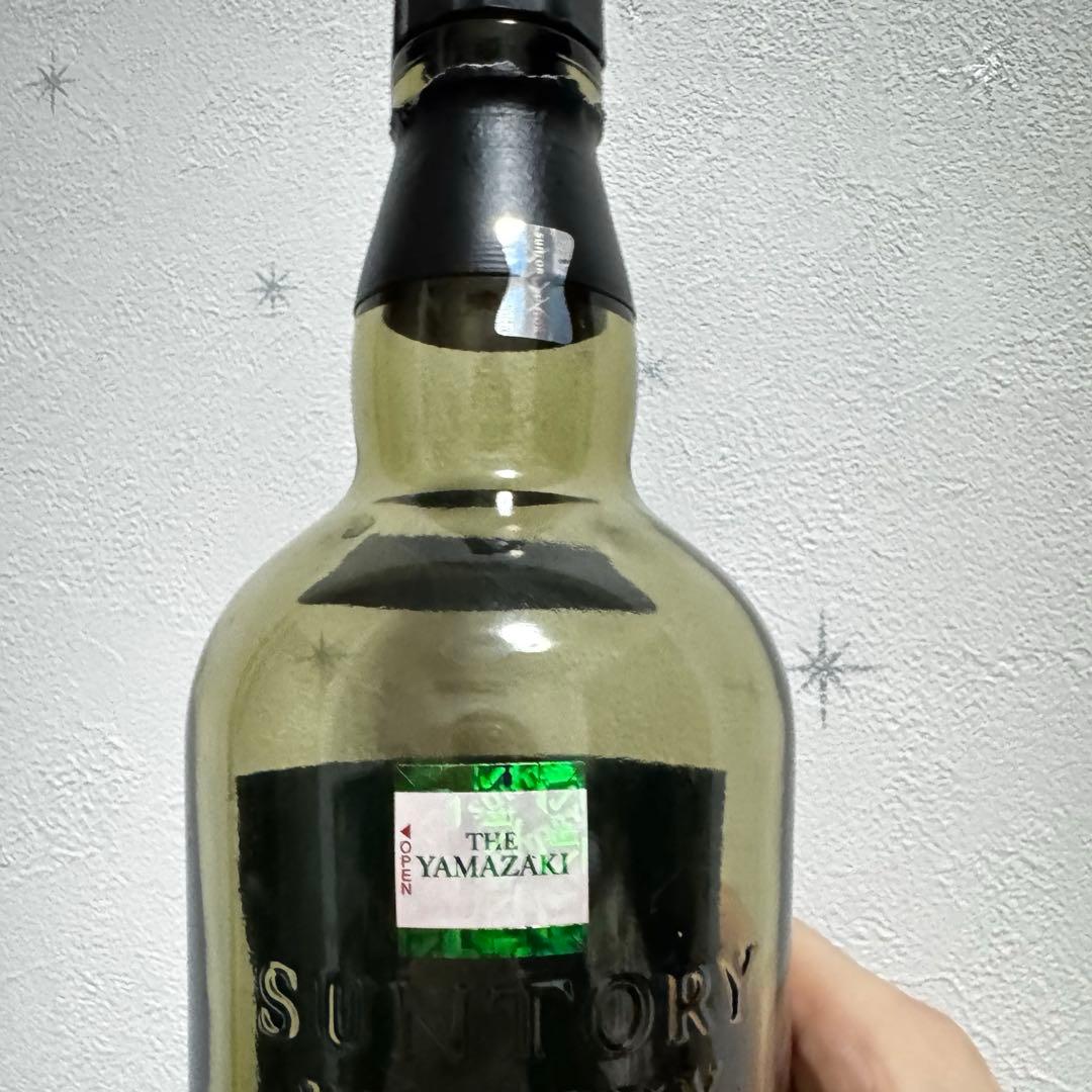 山崎 18年 シングルモルトウイスキー 700ml (空瓶&箱あり)