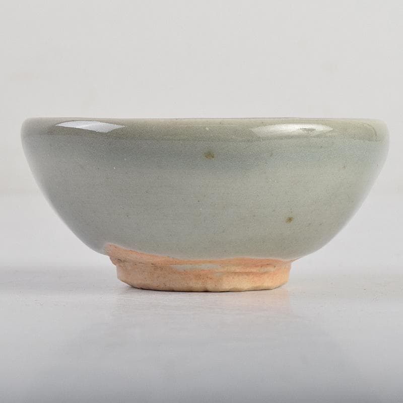 青木木米　聾米造　砧青磁　酒呑　ぐい呑　時代箱付　C　R9109