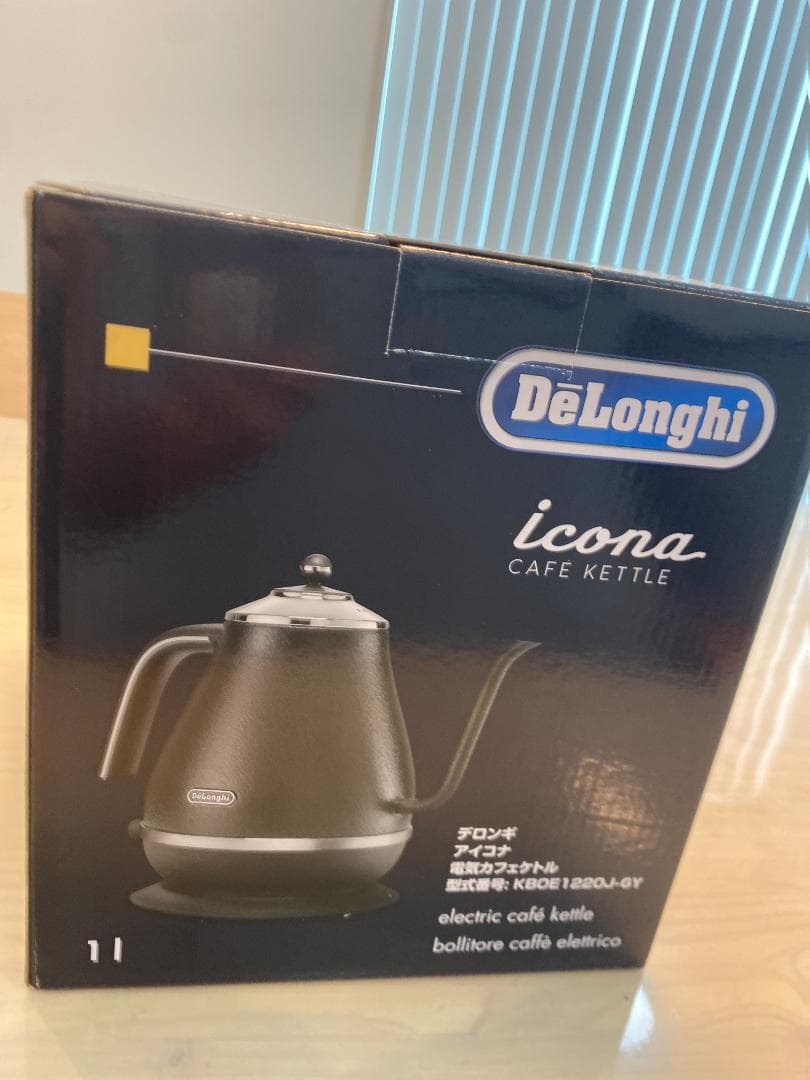 【新品未使用】正月限定値下げ！デロンギアイコナ電気ケトルKBOE1220J-GY