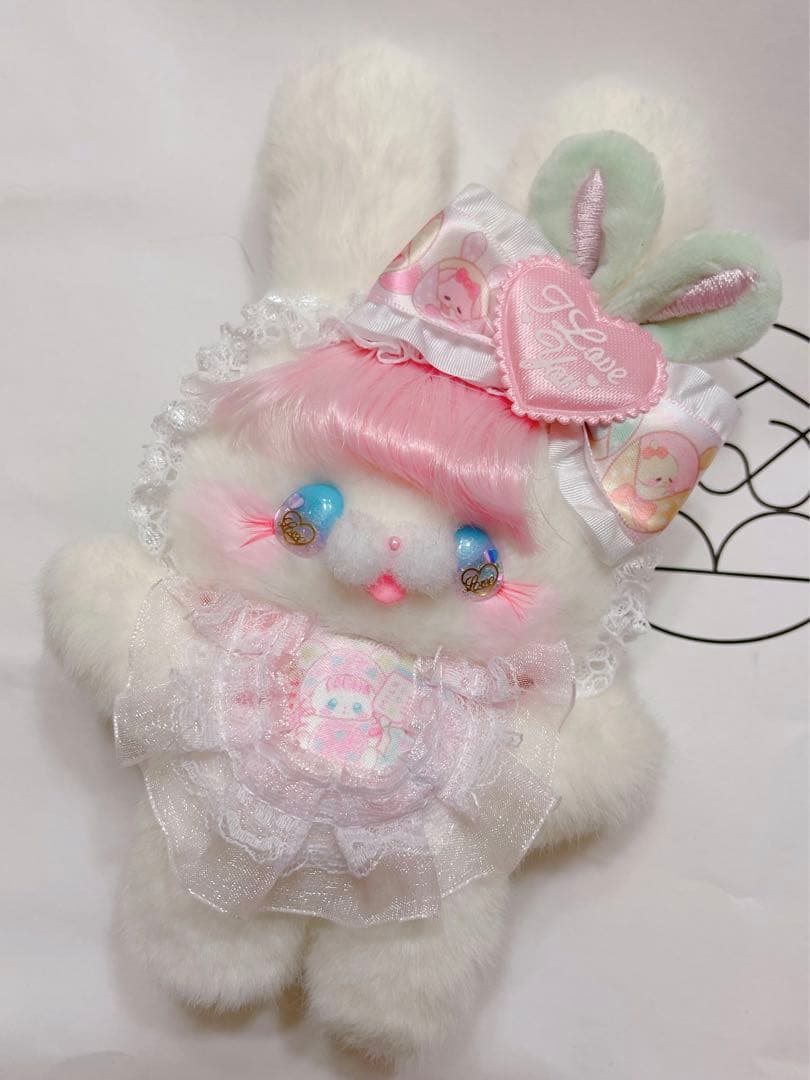 サンリオ うさぎ pream 作家 テディベア ハンドメンド ぬいぐるみ