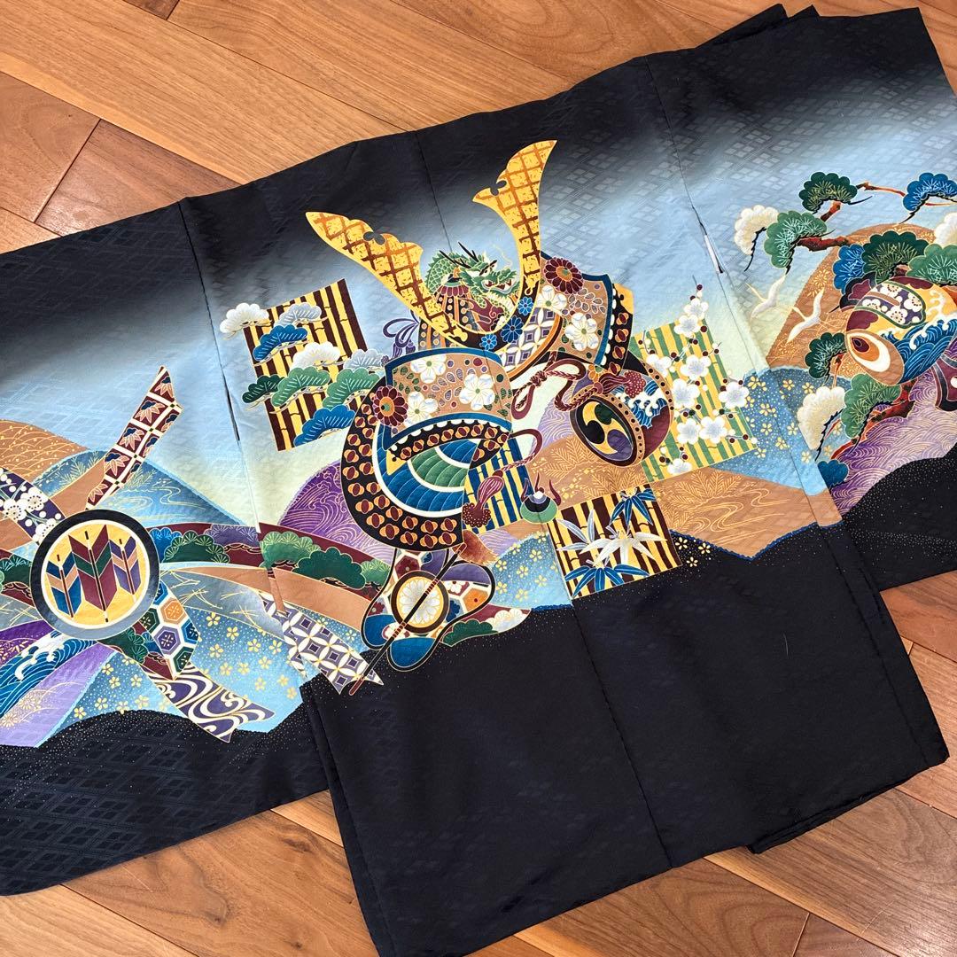 【美品】五歳七歳男児 七五三着物＆袴セット