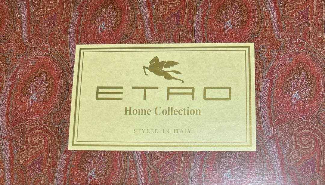 ETRO❤︎羽毛ひざ掛け