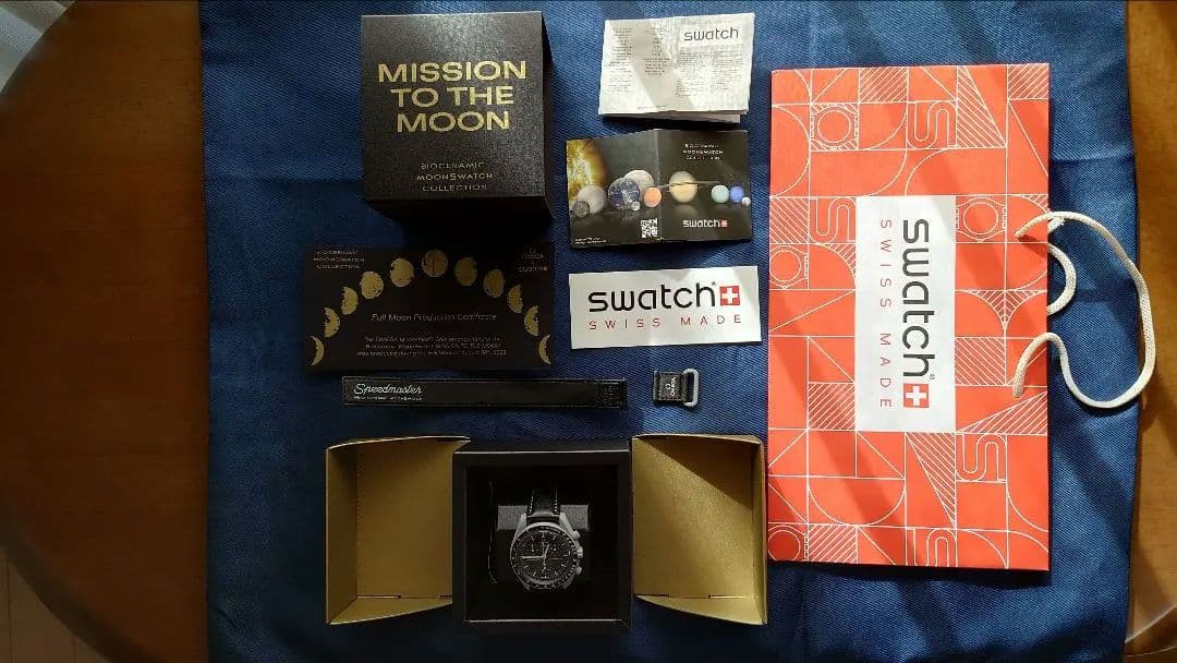 時計 Swatch MISSION TO THE MOON Moonshine