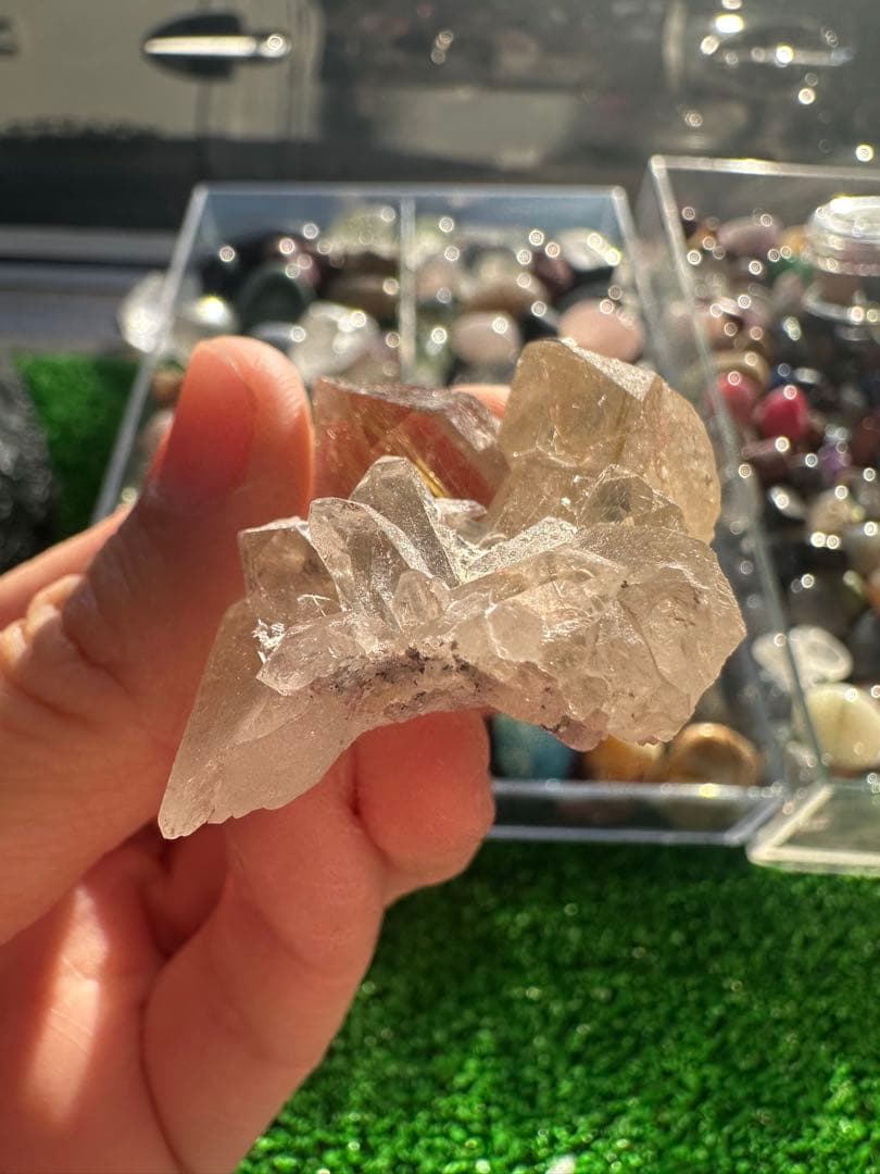 天然 ルチルクォーツ 原石（クラスター） 32g