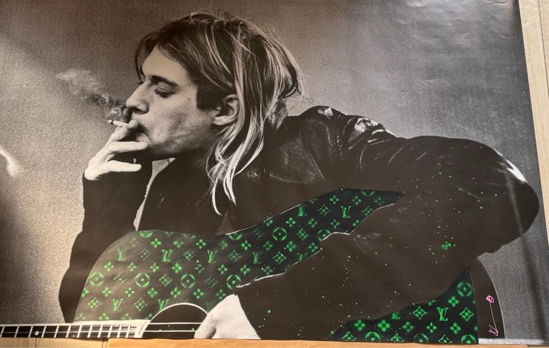 【新品】 ニルヴァーナ　カートコバーン ポスター　VUITTON