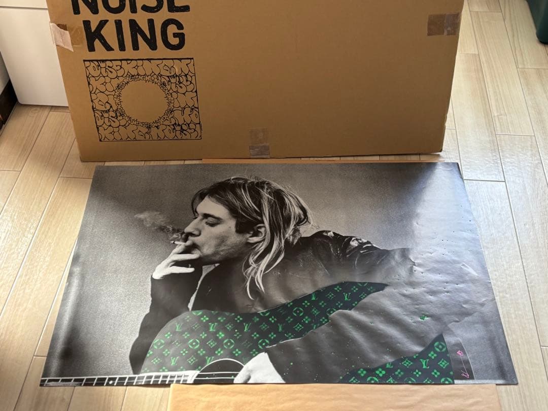 【新品】 ニルヴァーナ　カートコバーン ポスター　VUITTON