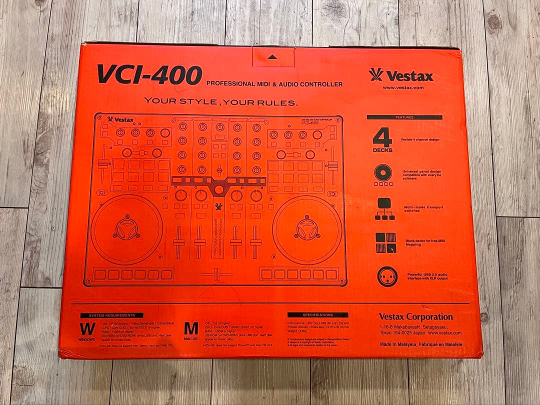 【美品・希少カラー】Vestax VCI-400DJ DJコントローラー 実働品