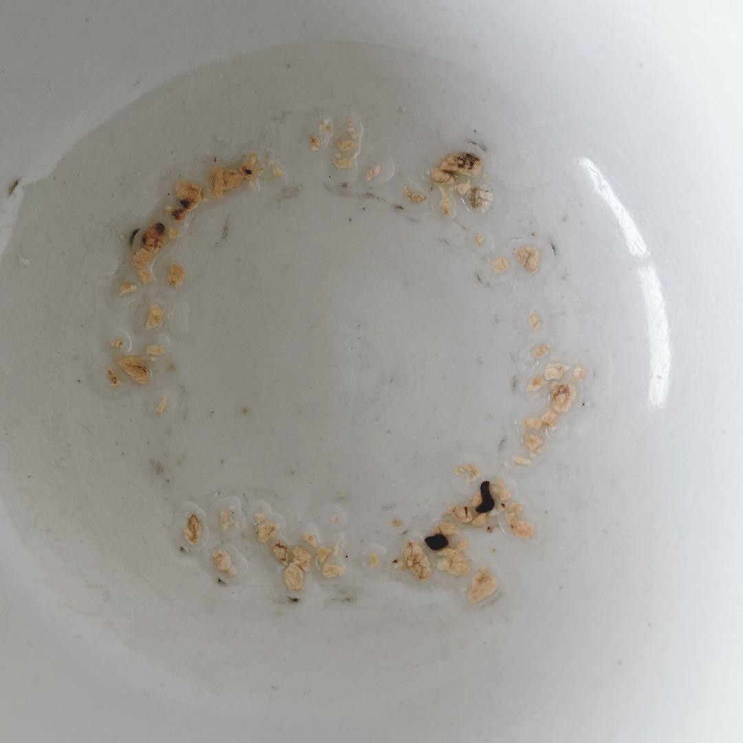 李朝　白磁　茶碗　骨董