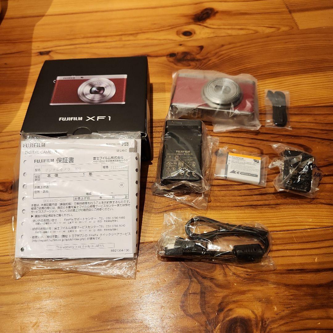 【美品】【動作確認済み】FUJIFILM フジフィルム XF1 Red(レッド)