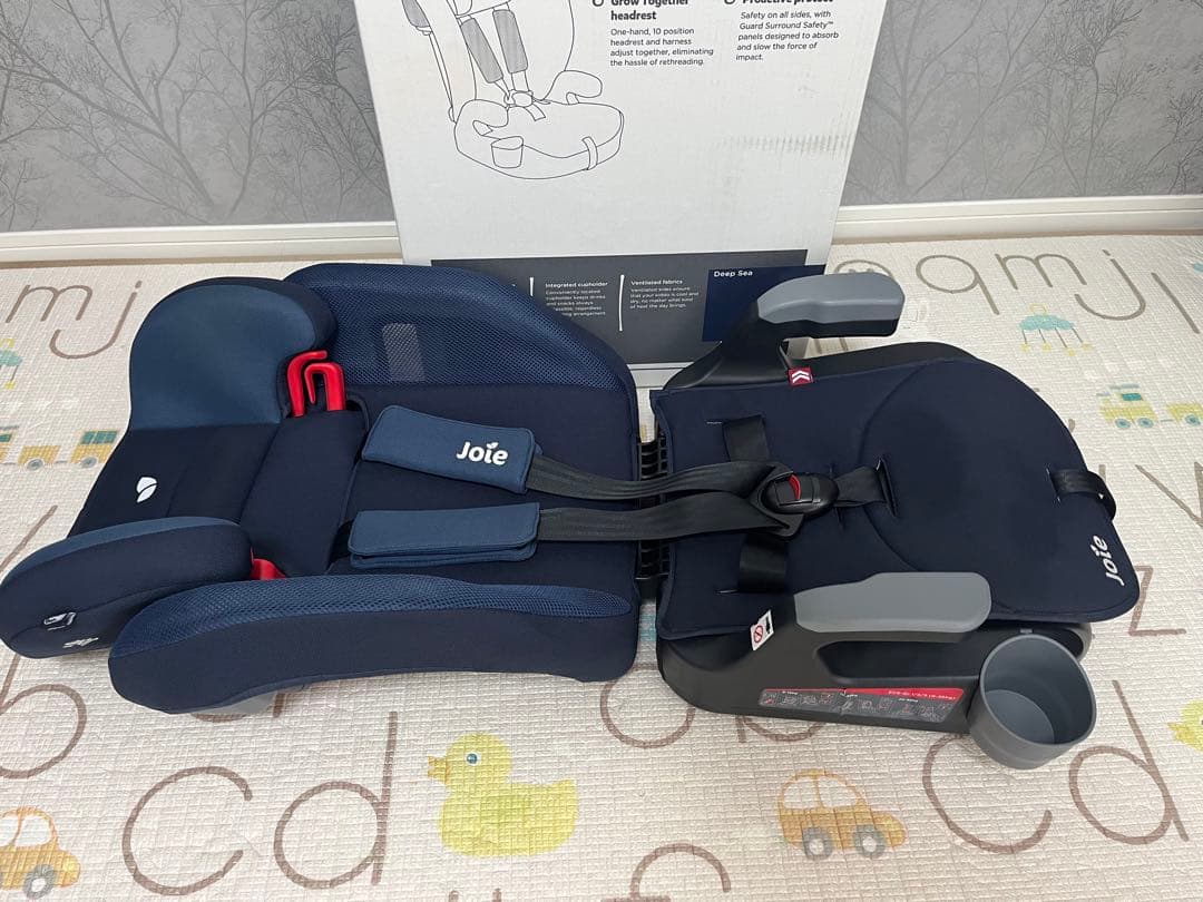 Joie 車用チャイルドシート ブースターシート ネイビー