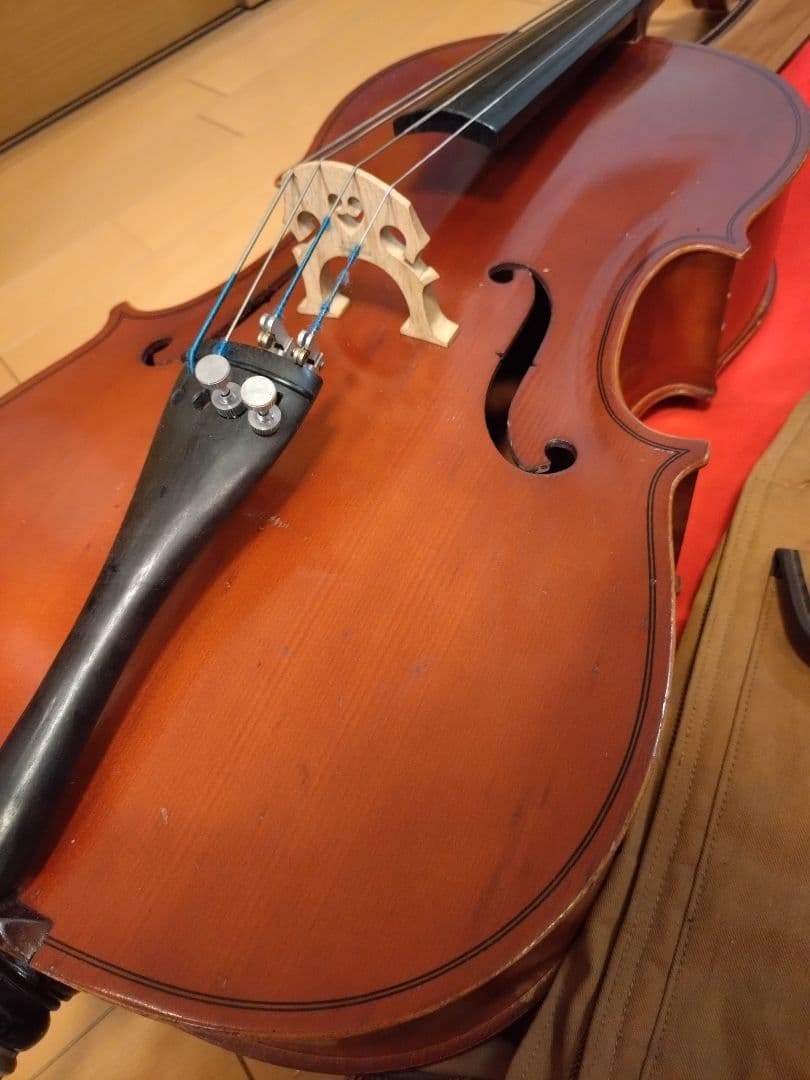 SUZUKI スズキ　チェロ　No.71 1/4 　子供用　分数　置物