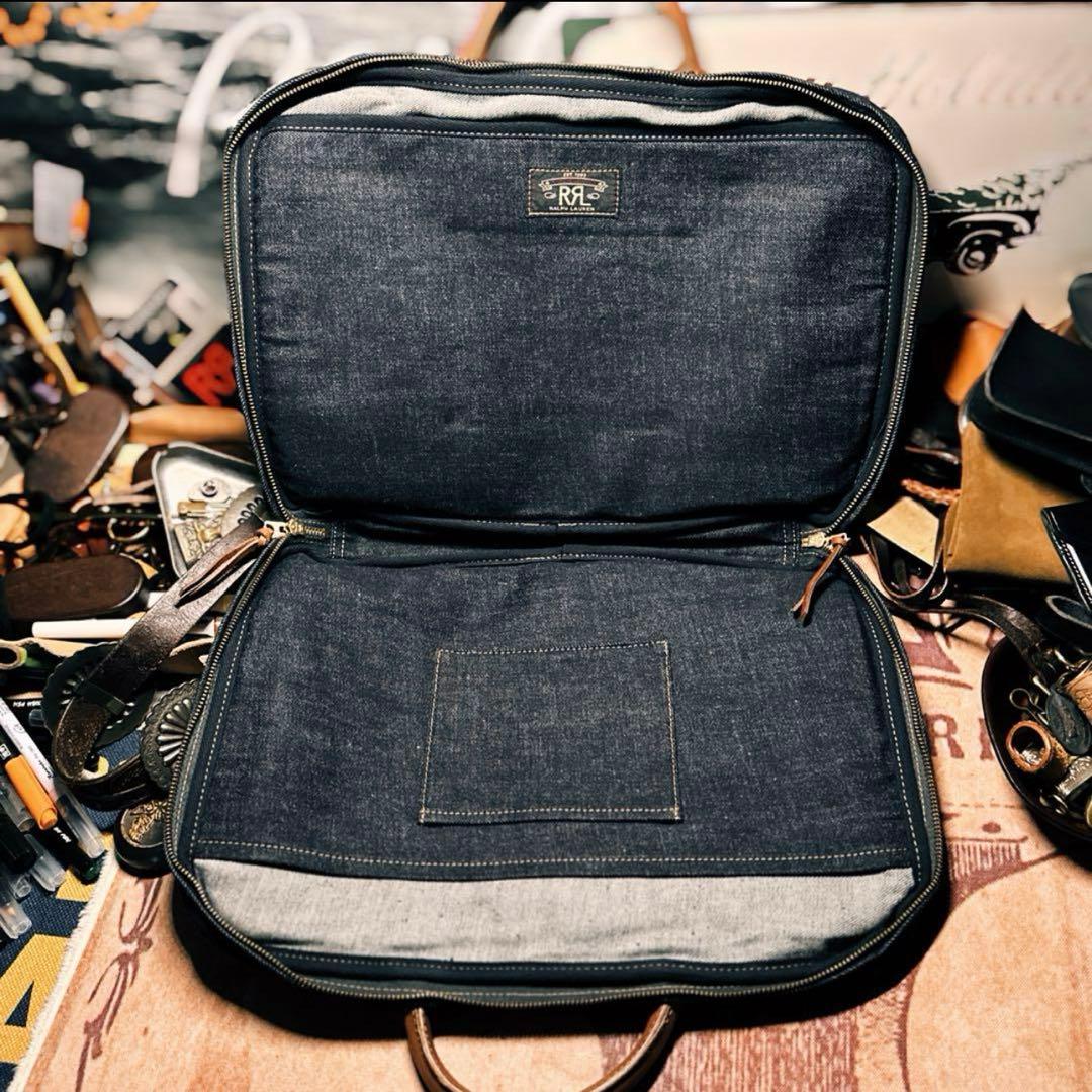 RRL デニムダンガリー ブリーフケース