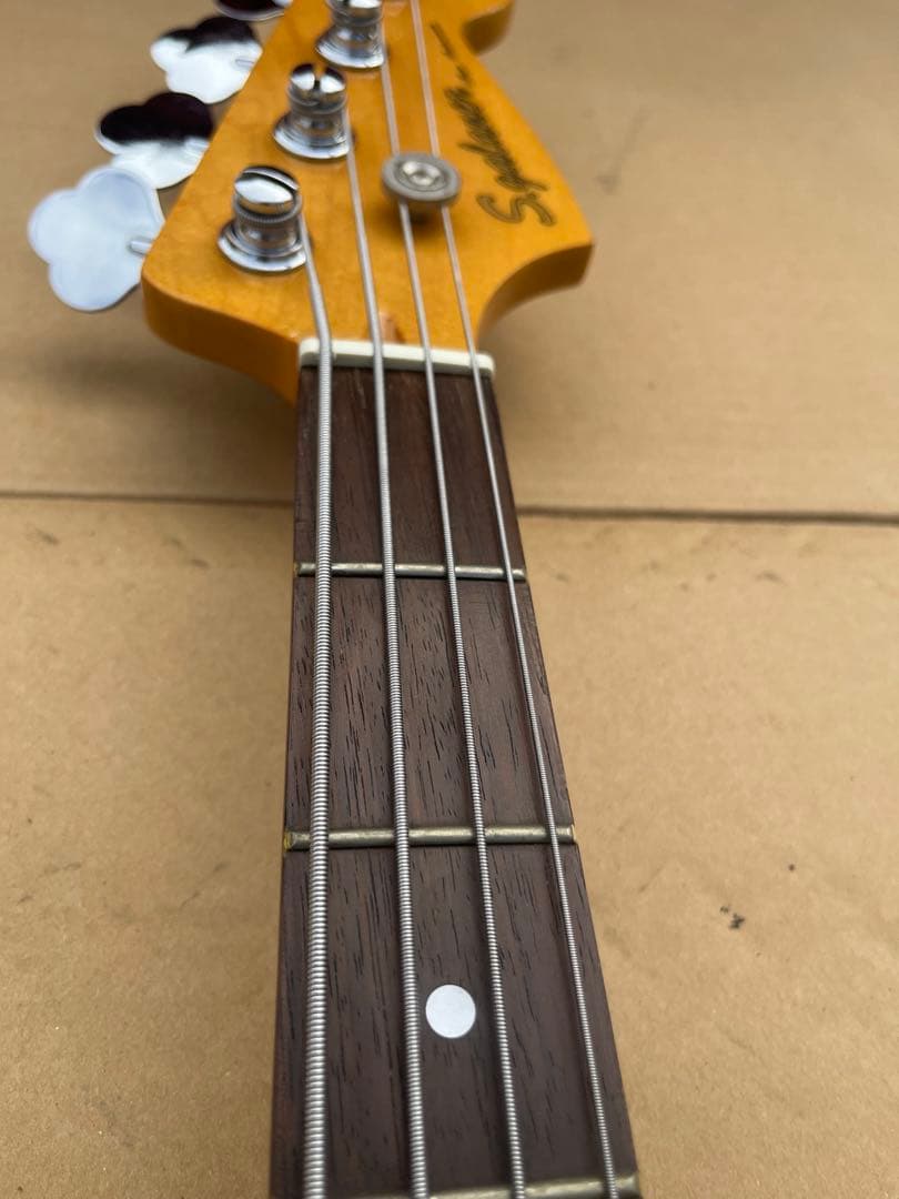 S.ギャッター SB-B-X エレキベース 黒赤