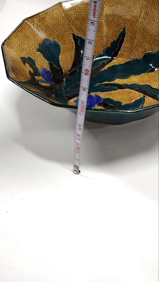 北村隆　九谷 菓子器　大皿　鉢　菓子鉢　新品　共箱 茶道具　茶道