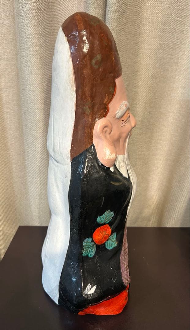 長野県　中野雛人形　中野人形　中野土びな　寿老人　立ケ花人形　西原邦男