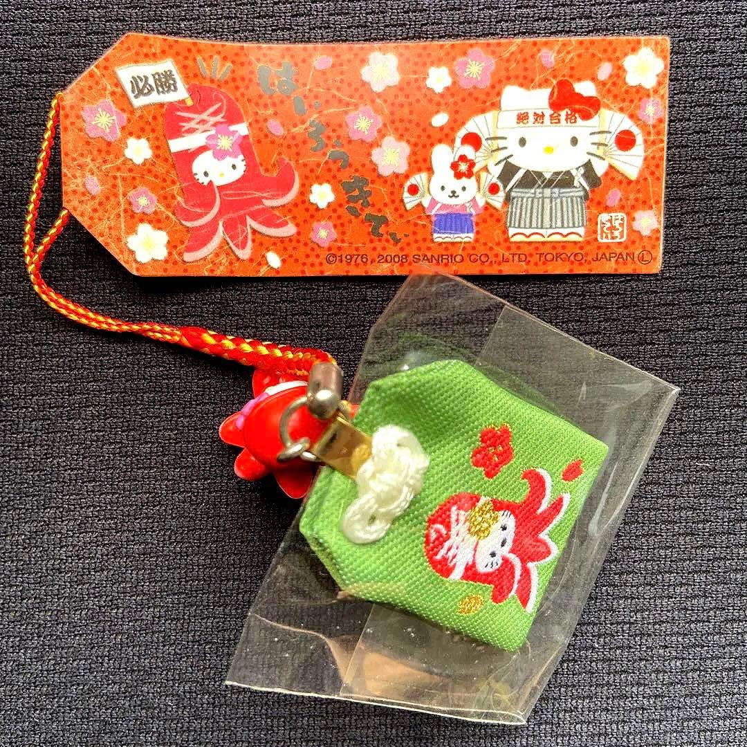 激レアご当地キティお守り根付けウインナーストラップ絶対合格必勝winnerレトロ