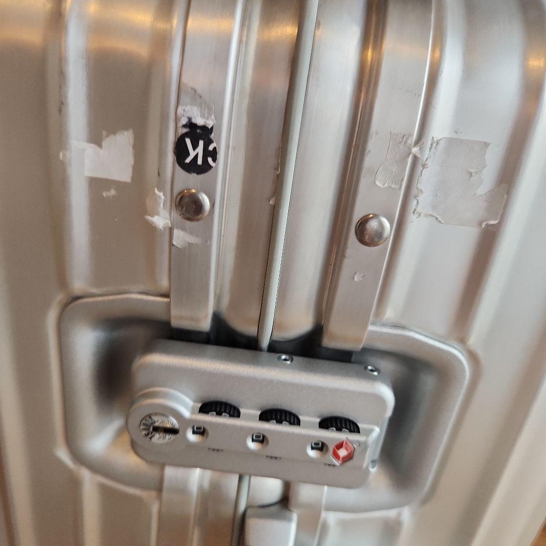 RIMOWA　トパーズ4輪　　45L　シルバー　アルミ　56×45×25　正規品