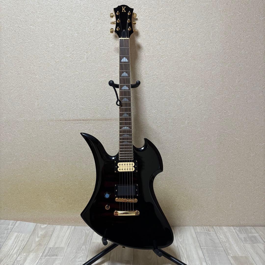 【新品弦張り替え済】 Kガレージ モッキンバード レフティ ブラック