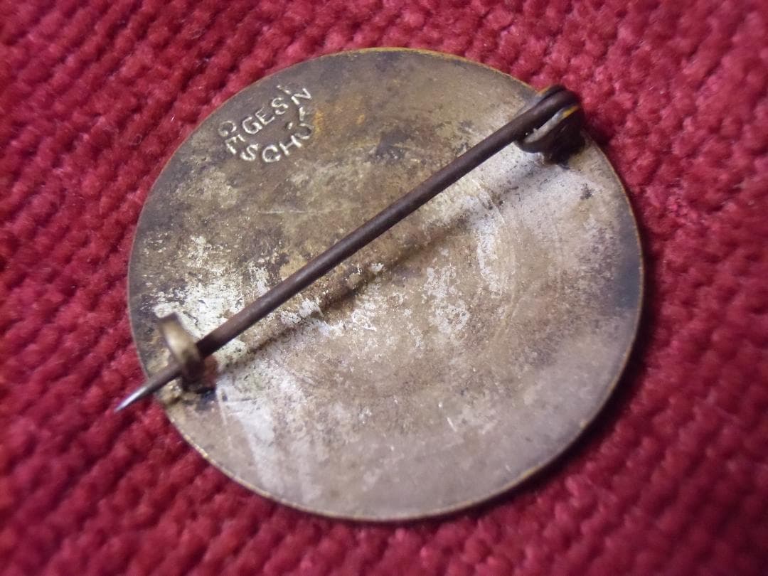 W帝政ドイツ軍/プロイセン王国＊１９１５鉄十字勲章１級ミニチュアブローチ（実物）