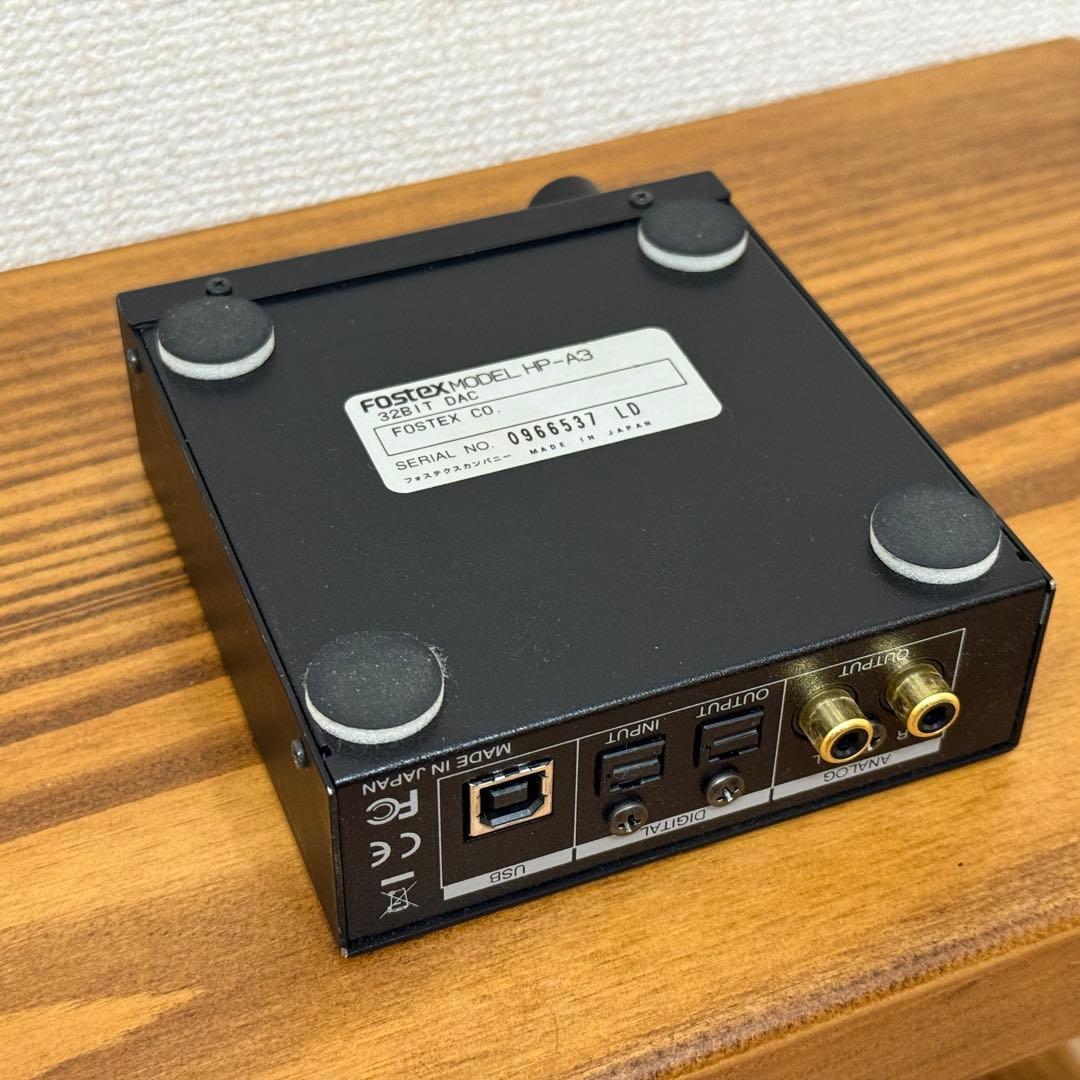 【美品】FOSTEX HP-A3 32bit DAC ヘッドホンアンプ ハイレゾ