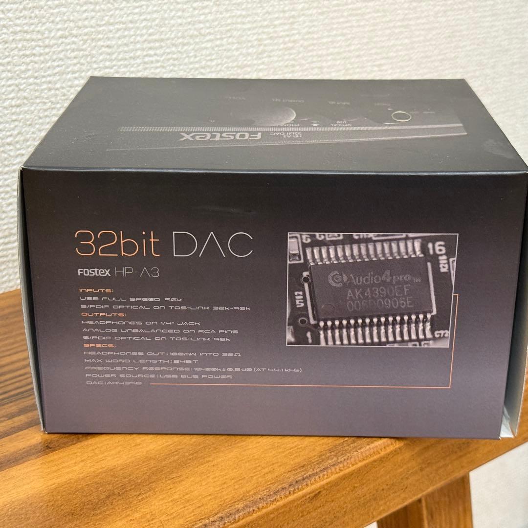 【美品】FOSTEX HP-A3 32bit DAC ヘッドホンアンプ ハイレゾ
