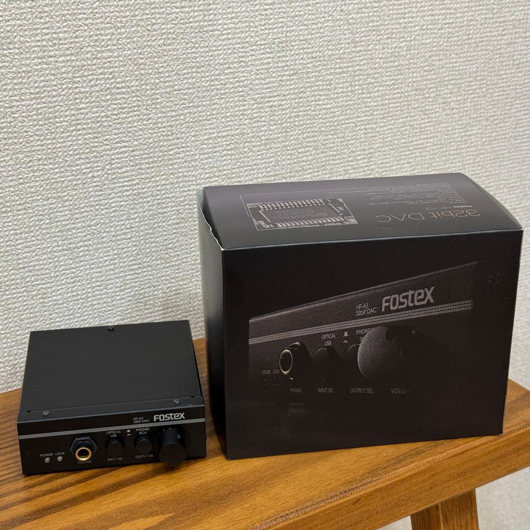 【美品】FOSTEX HP-A3 32bit DAC ヘッドホンアンプ ハイレゾ