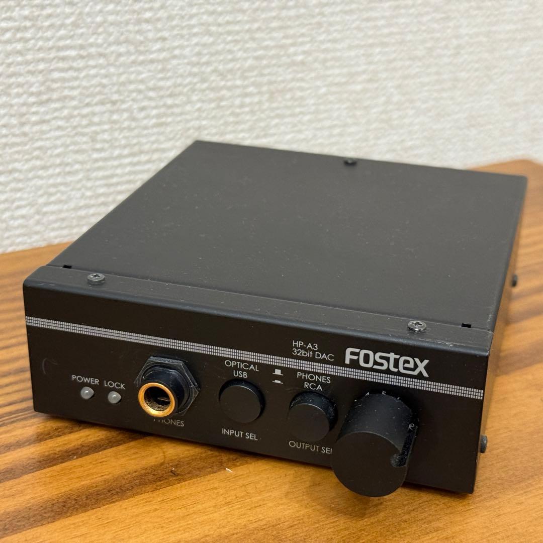【美品】FOSTEX HP-A3 32bit DAC ヘッドホンアンプ ハイレゾ