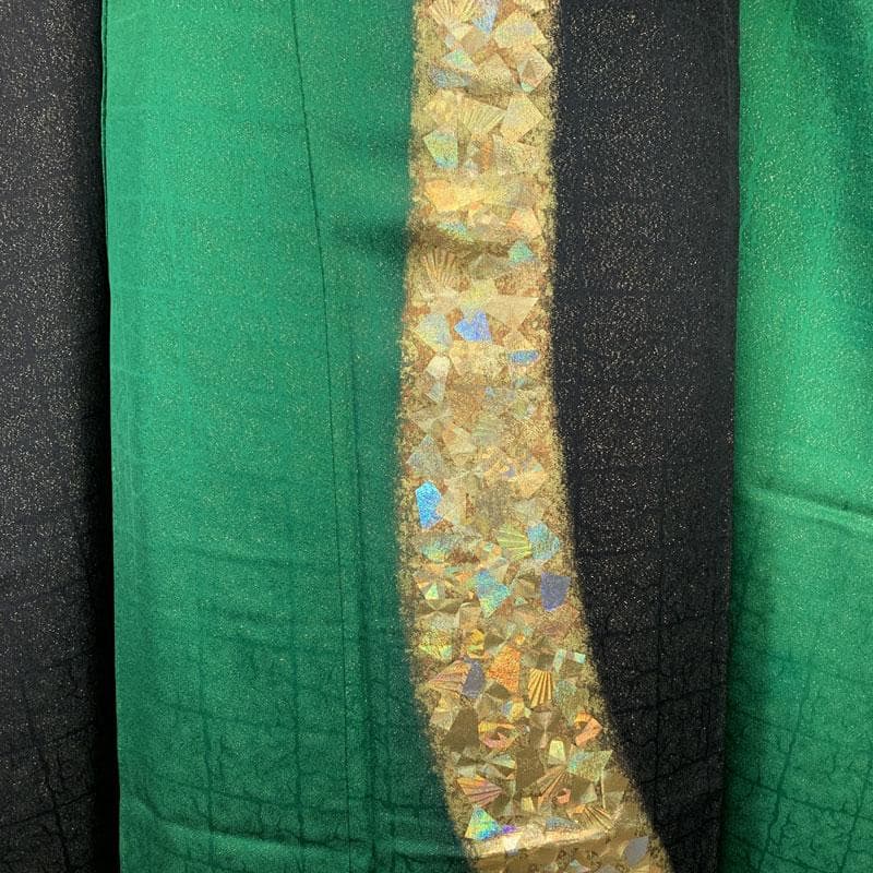 512z53☆堀省平 振袖 金通し 金彩 シンプルモダン☆美品 成人式 結婚式