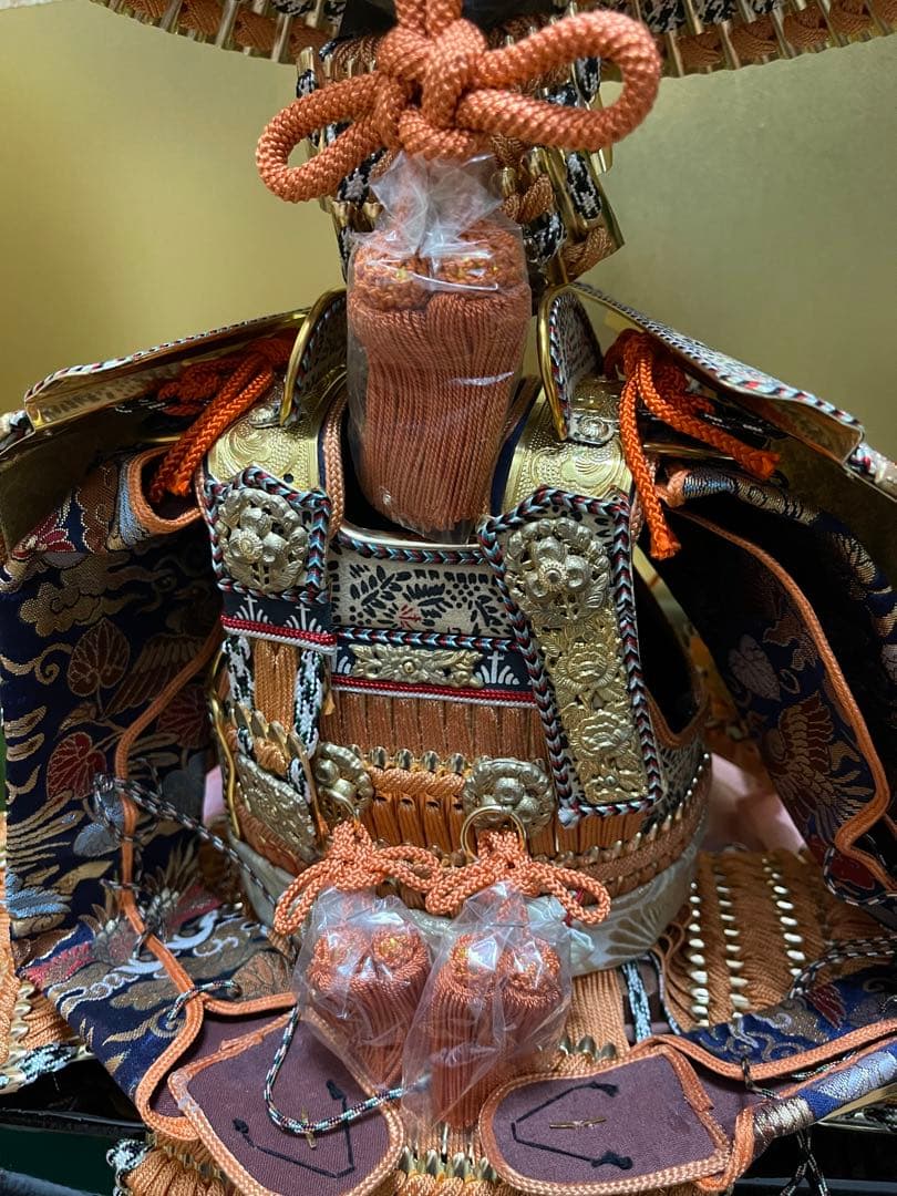 アンティーク　鎌倉秀月　五月人形 鎧兜武者 秀月 金箔押大鎧