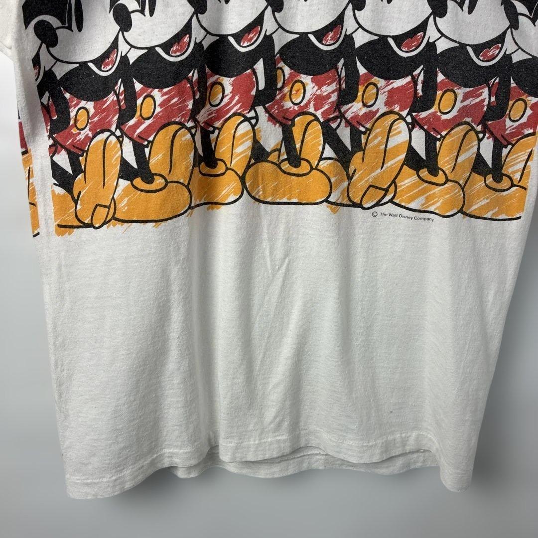 ミッキーマウス Tシャツ アメリカ製USA製　90sホワイト　ジャクソンマティス