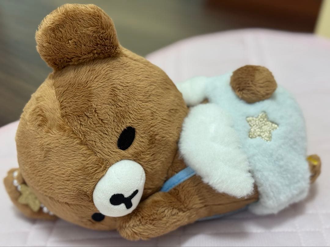 コリラックマ　チャイロイコグマ　すやすや天使の寝顔ぬいぐるみ