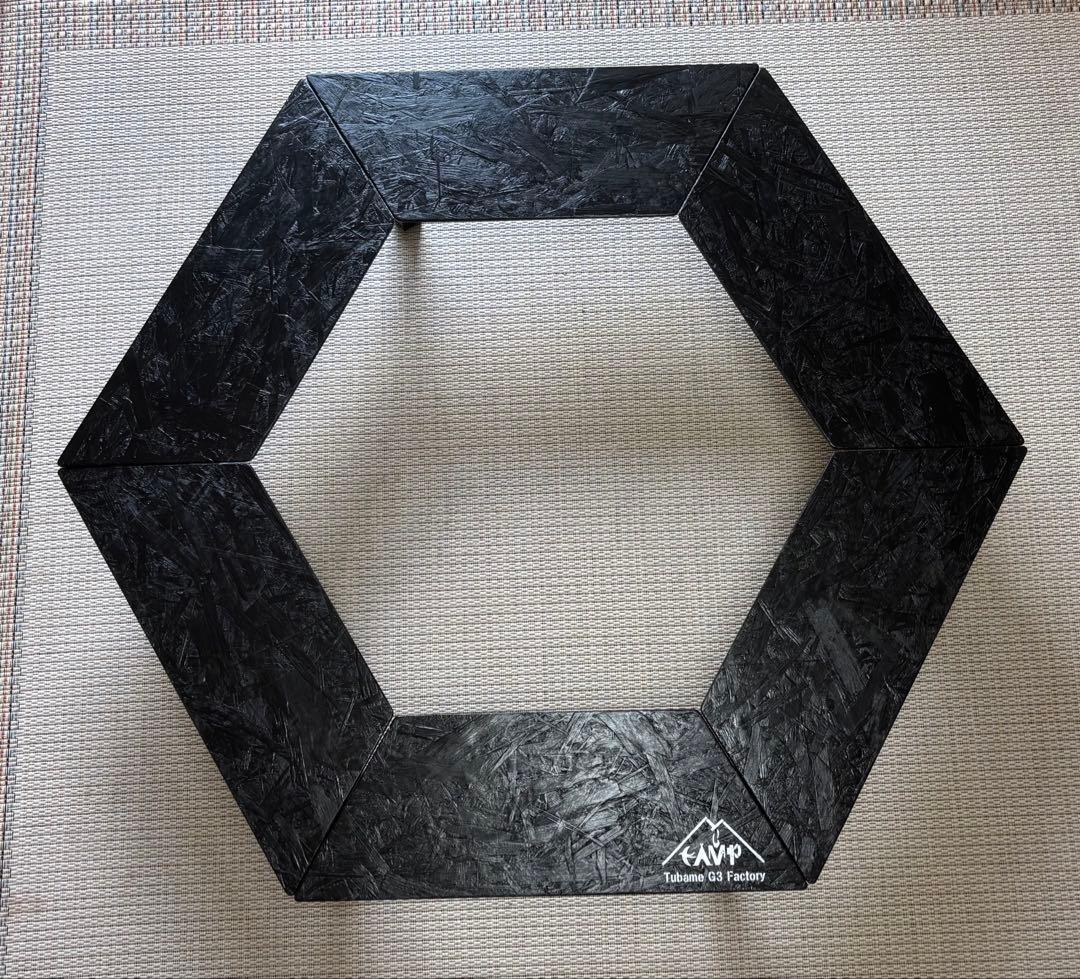 swd出品！　ヘキサテーブル65ブラック　FH65b