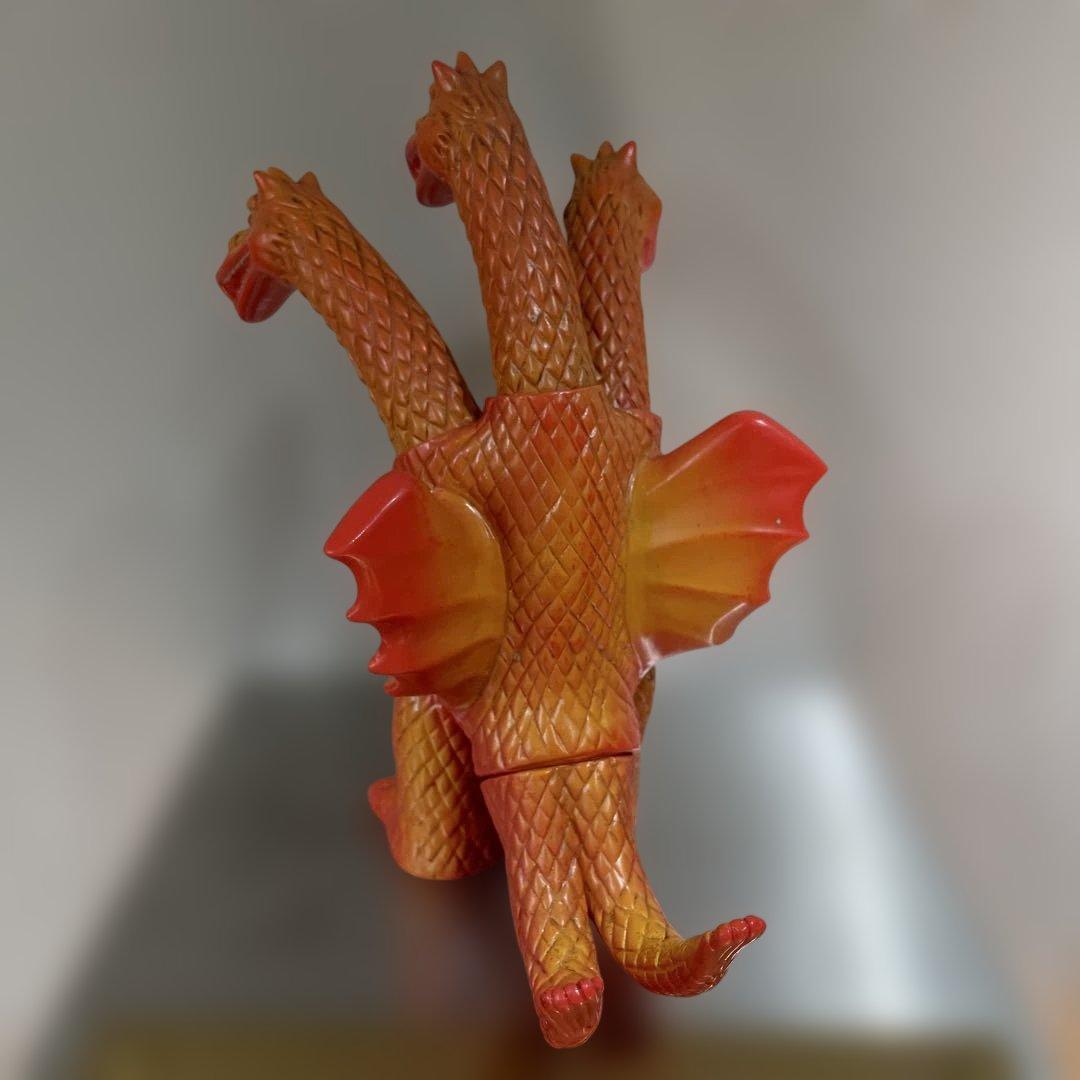 怪獣ソフビ　キングギドラ　マルサン電撃怪獣大作戦 ソフビ